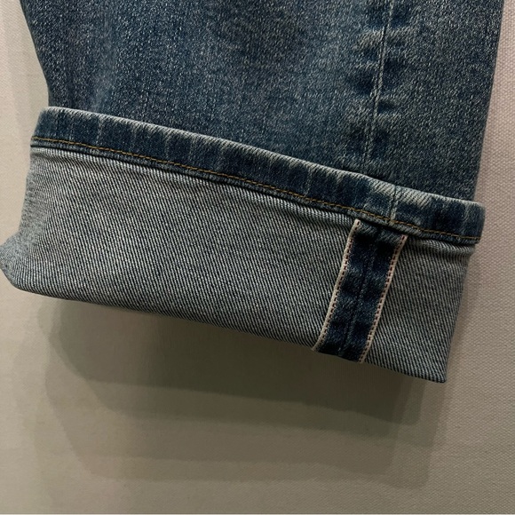 Pilcro jeans 30 The Borrowed Selvedge Relaxed boyfriend crop Light blue wash - Picture 7 of 7